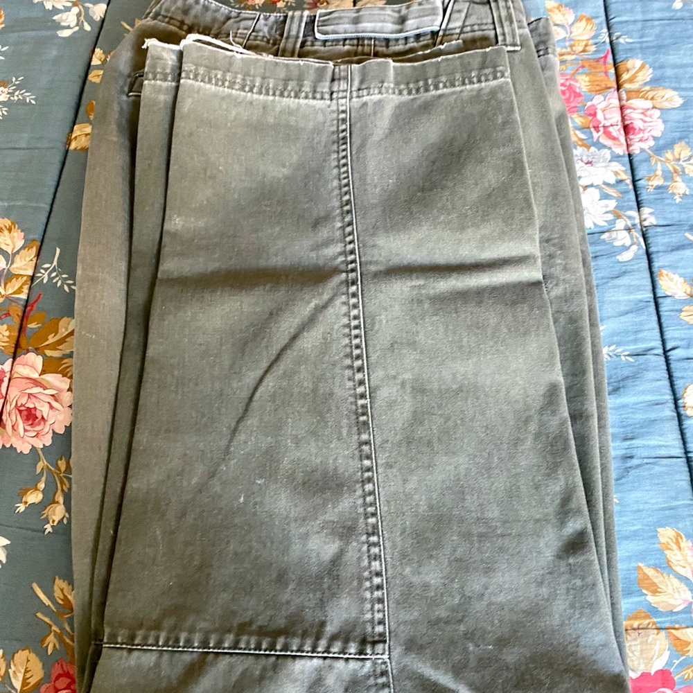 Express khaki cargo pants